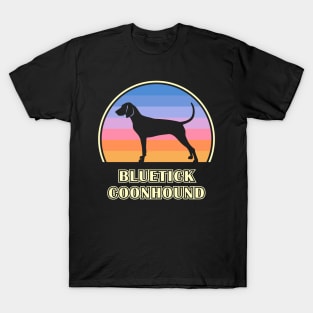 Bluetick Coonhound Vintage Sunset Dog T-Shirt